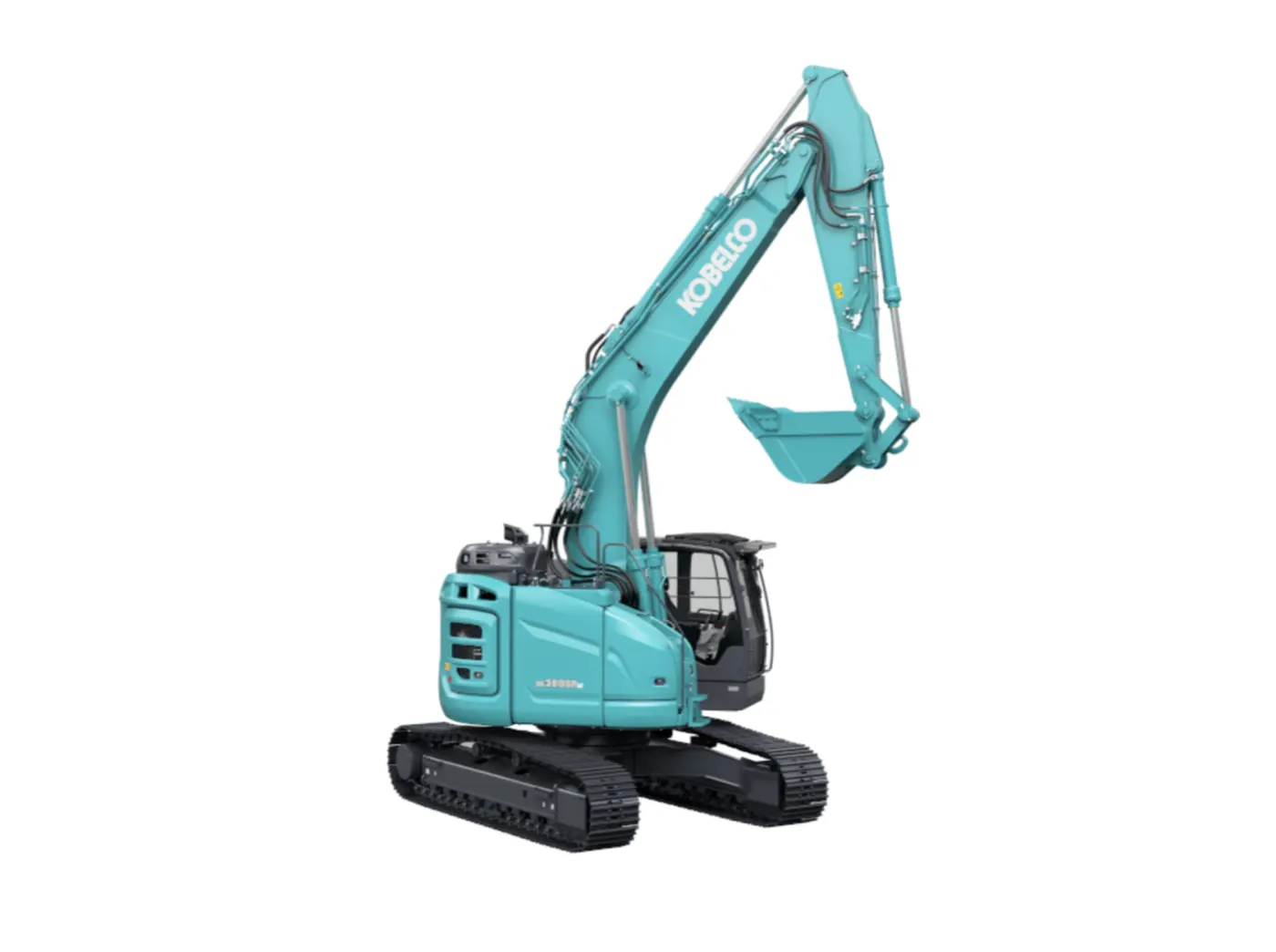 Kobelco SK380SRLC-7 in Seitenansicht