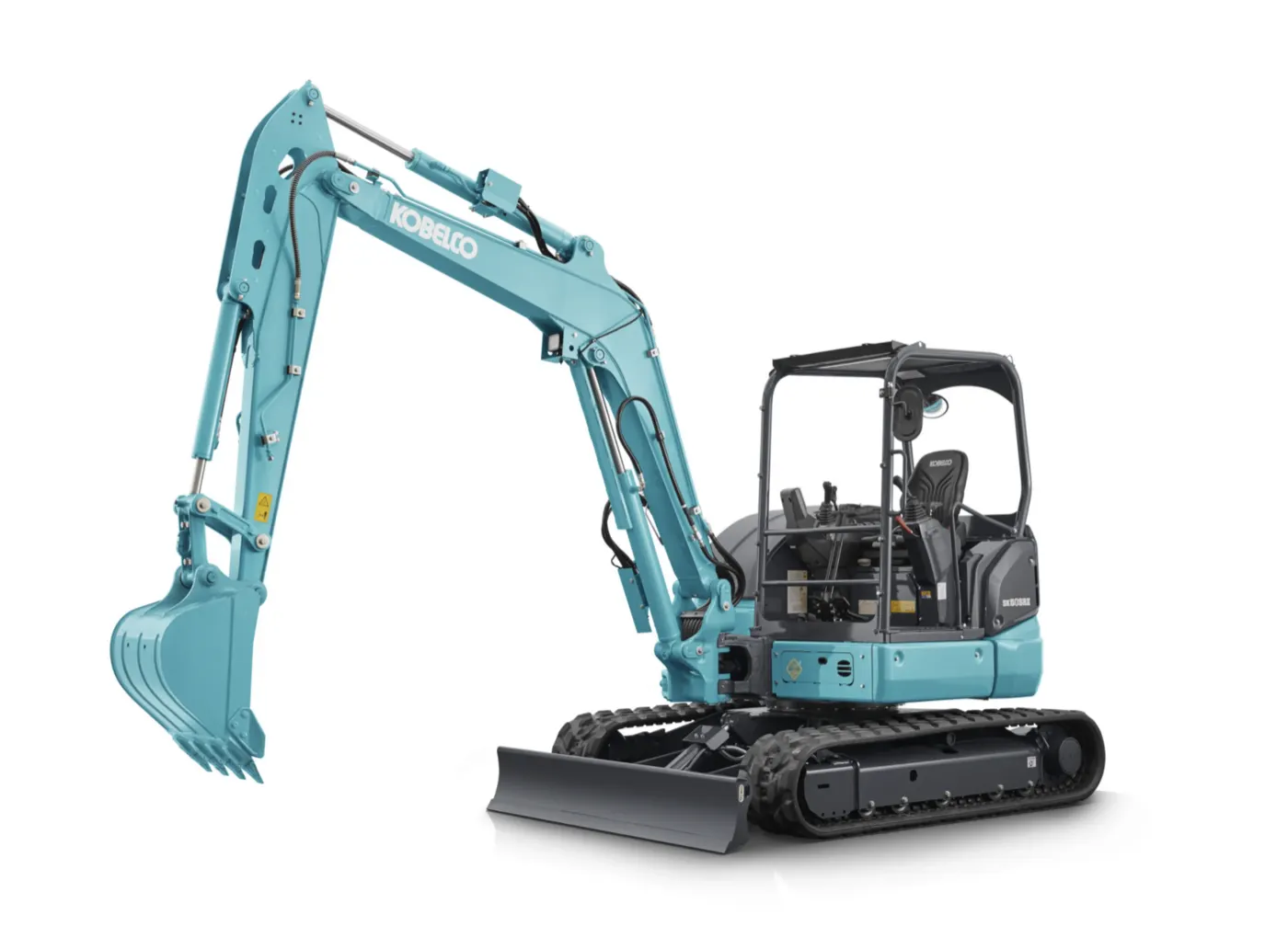 Kobelco SK50SRX mit Schutzdach und Löffel