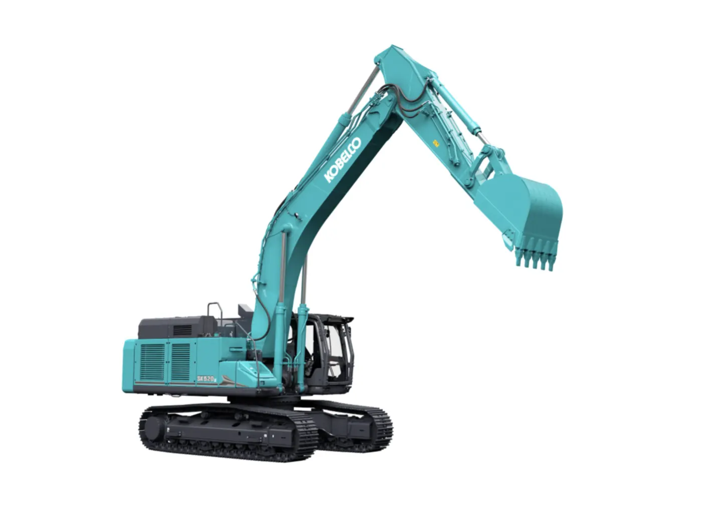 Kobelco SK520LC-11E mit ausgestrecktem Ausleger