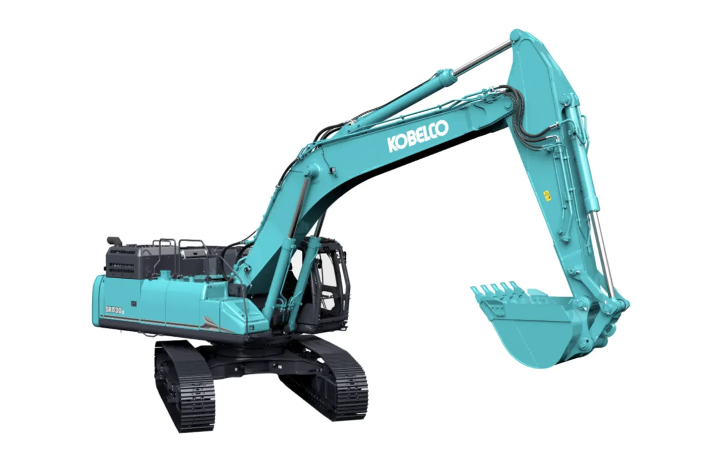 Kobelco SK530LC-11E mit angehobenem Ausleger